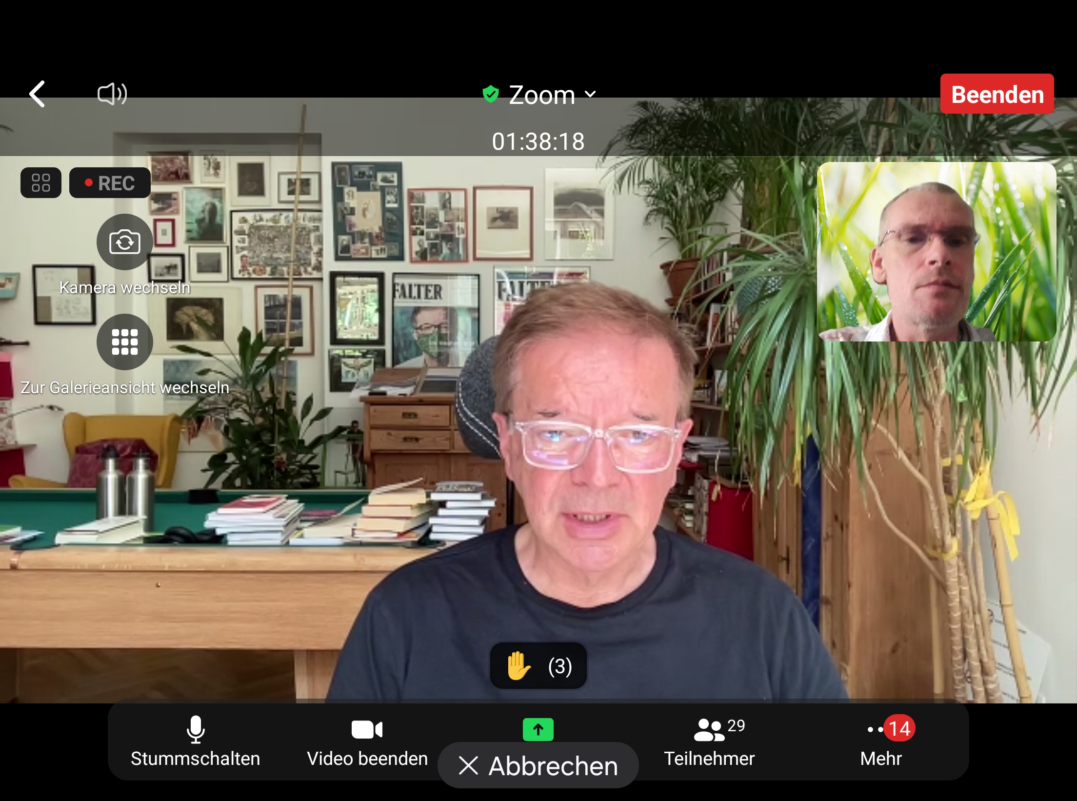 Online-Meeting mit Rudolf Anschober