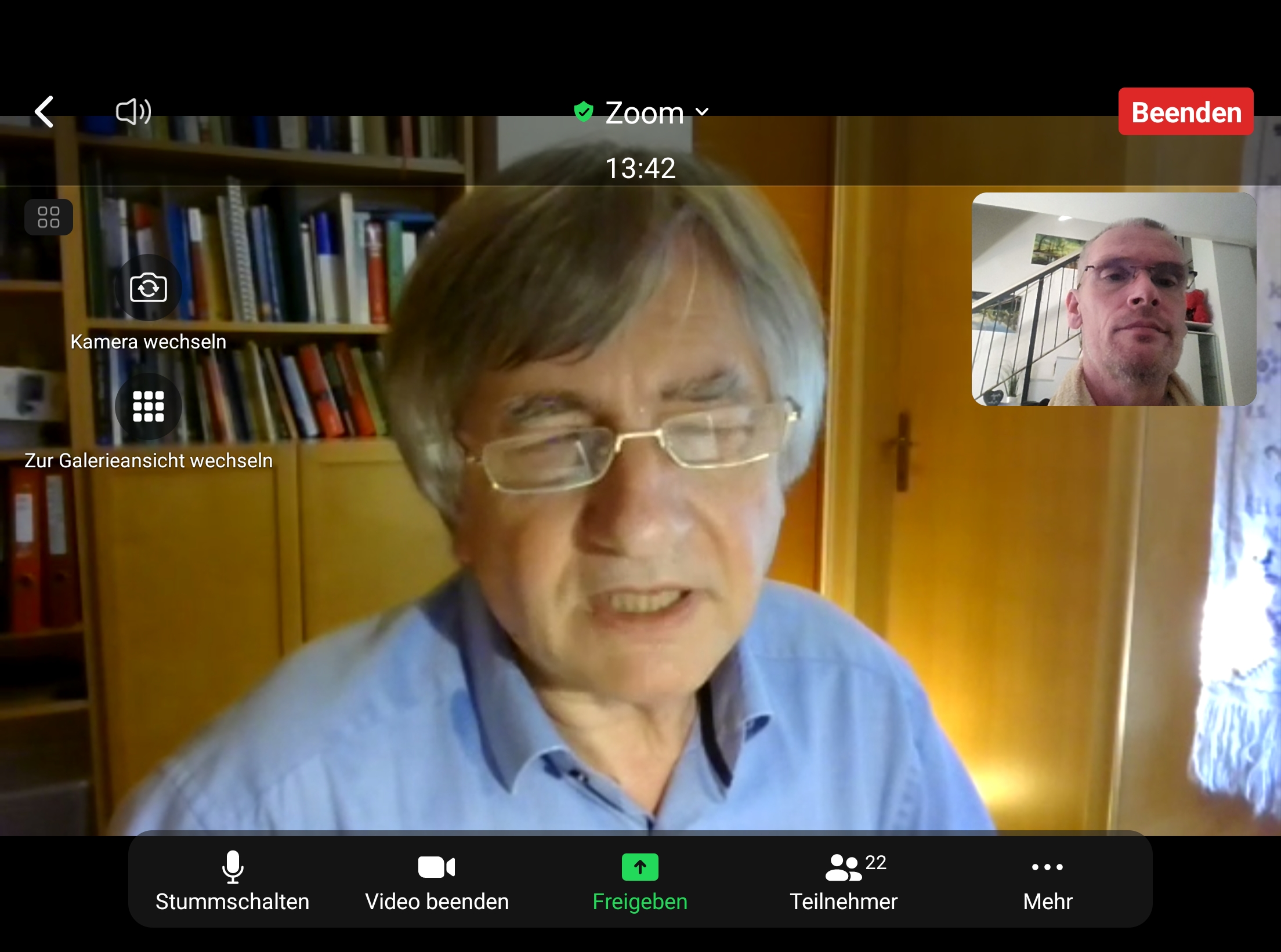 Online-Meeting mit Josef Smolle