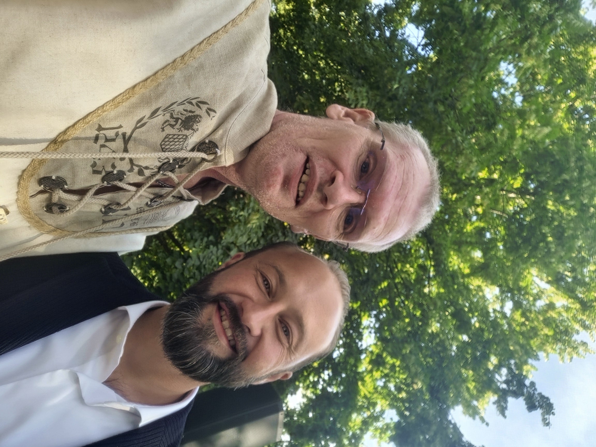 Markus Feiertag mit Max Lercher