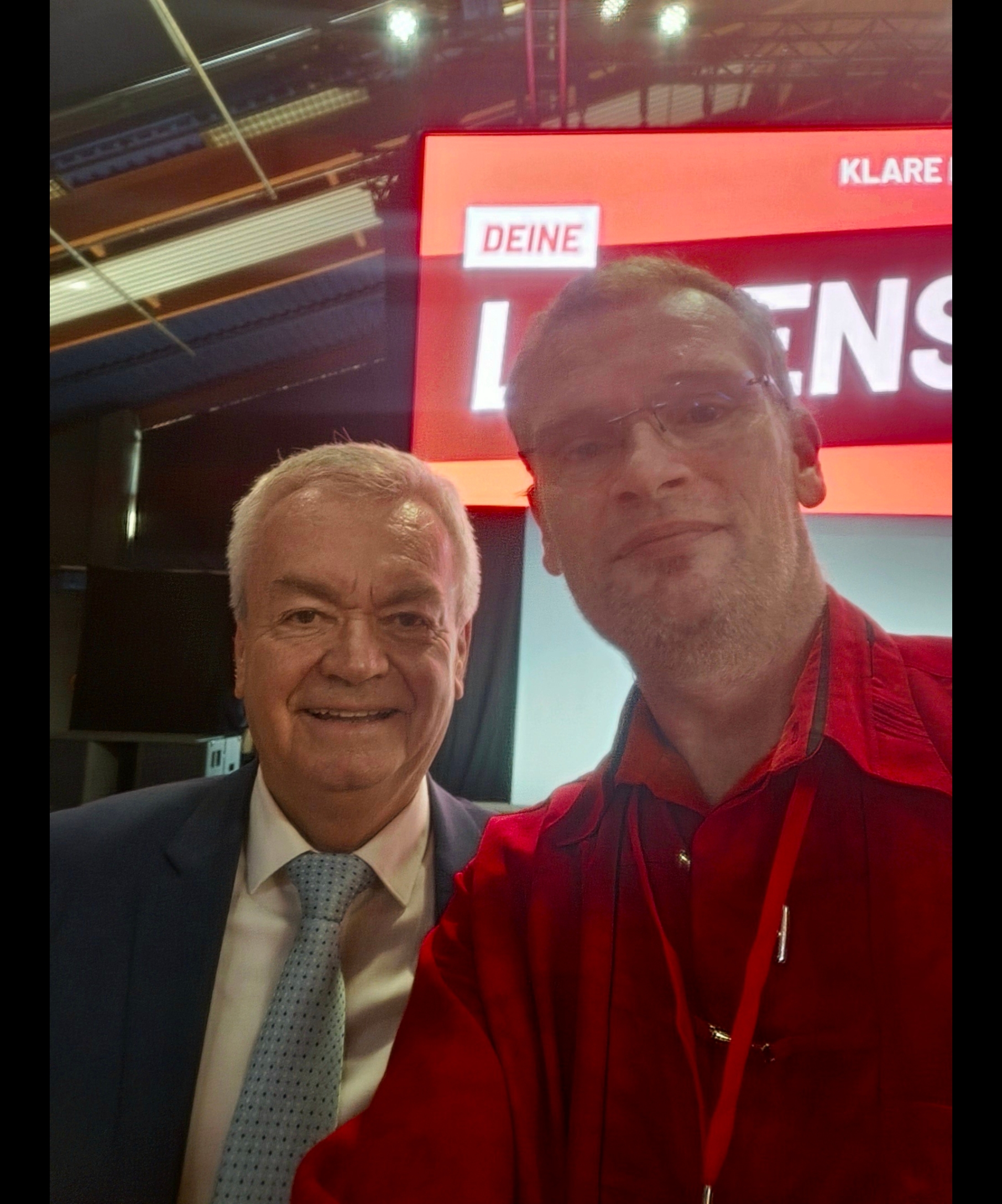 Anton Lang und Markus Feiertag beim Landesparteitag der SPÖ Steiermark